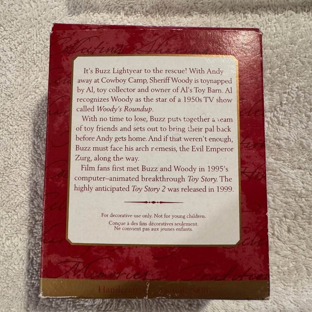 Hallmark Keepsake Buzz Lightyear Disney/Pixar’s Toy Story 2 Christmas Ornament - Picture 4 of 5